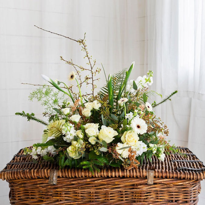 classic white wreath